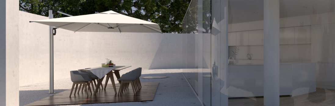 Which factors influence the price and quality difference for a parasol?
